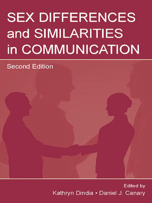 cover image of Sex Differences and Similarities in Communication